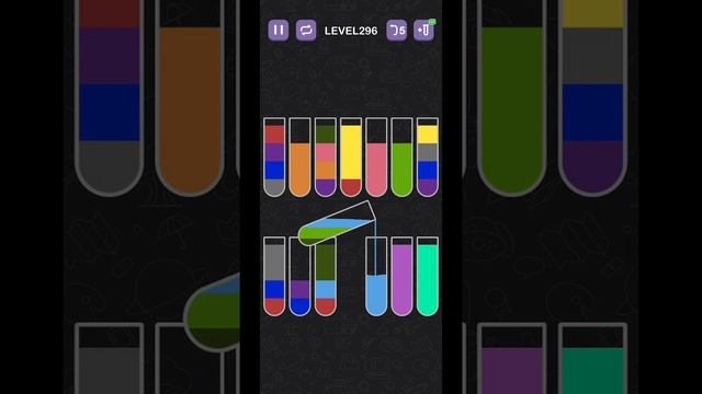 Water sort puzzle Level 296 смотреть онлайн