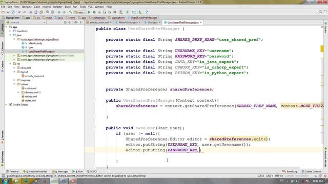Android Application Development 11 Shared Preferences смотреть онлайн
