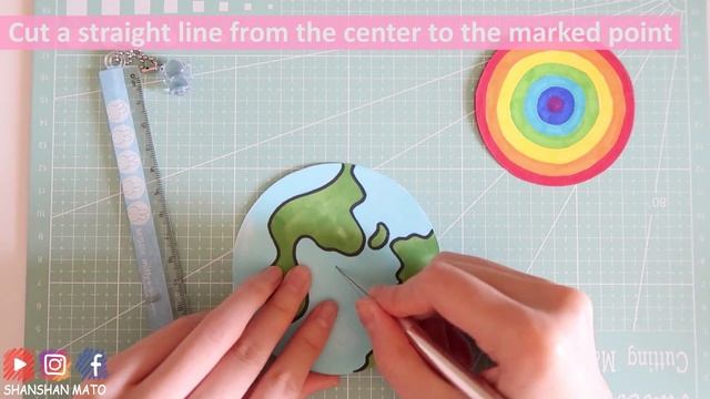 DIY | You Color My World | Spin Card Tutorial | Explosion Box Scrapbook Idea смотреть онлайн