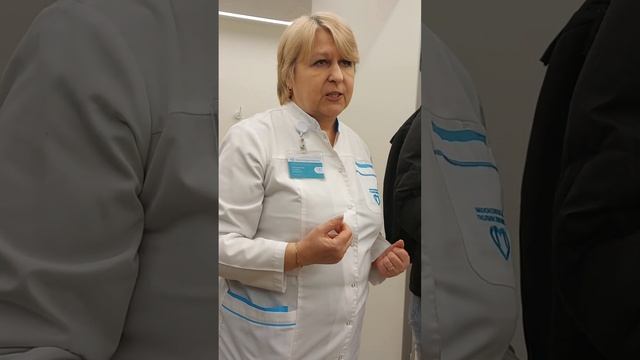 Экскурсию после ремонта 229 поликлиники провела главный врач Пирожкова Галина Юрьевна смотреть онлайн