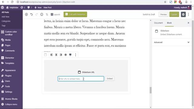WordPress How to Add SlideShare to WordPress Post in Gutenberg Editor смотреть онлайн