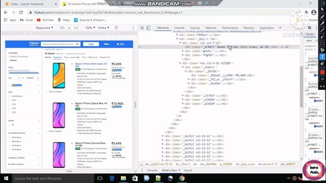 Multiple Pages Webscraping from Python | Scrap Flipkart Multiple Pages data Using Python | Infoanil смотреть онлайн