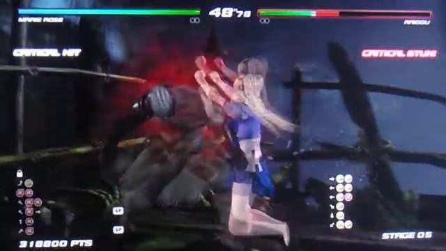 DEAD OR ALIVE 5 LAST ROUND OFFICER MARIE ROSE ARCADE MODE смотреть онлайн