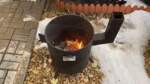 Подготовка чугунного казана к использованию. Обжиг. Прокалка.