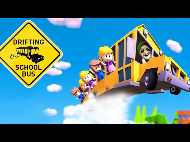 Drifting School Bus - Веселые гонки на школьном автобусе (обзор-летсплей на Android) смотреть онлайн