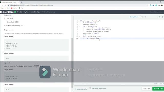 Basic dictionaries problem in hackerrank python #2 смотреть онлайн