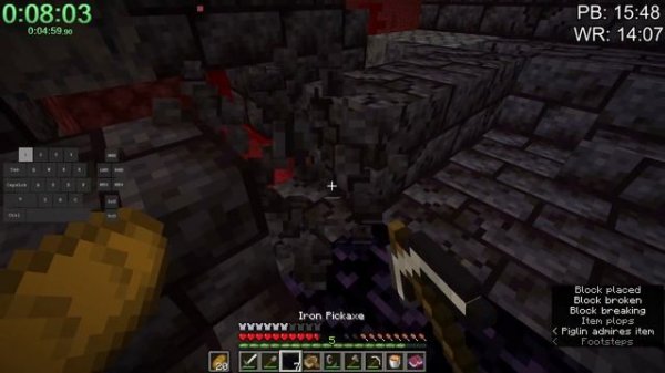 MINECRAFT WORLD RECORD SPEEDRUN IN UNDER 14 MINUTES [13:53]