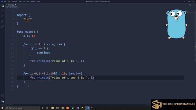 Loops in Golang | Go смотреть онлайн