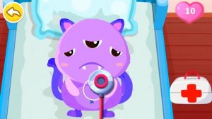 Больница Малыша Панды 2.Играем в Доктора.Лечим Монстриков.Мультик Игра для детей