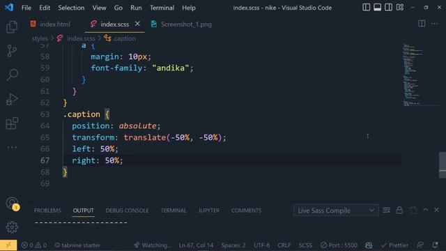 Nike Landing Page with HTML & CSS смотреть онлайн