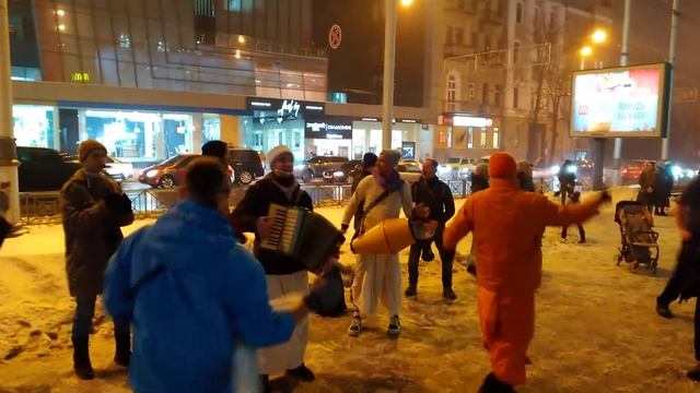 Харинама Харьков метро Университет 10.02.21 смотреть онлайн