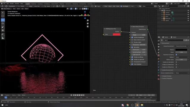 Blender Octane Tutorial | How to make Futuristic modern design in Blender Octane смотреть онлайн