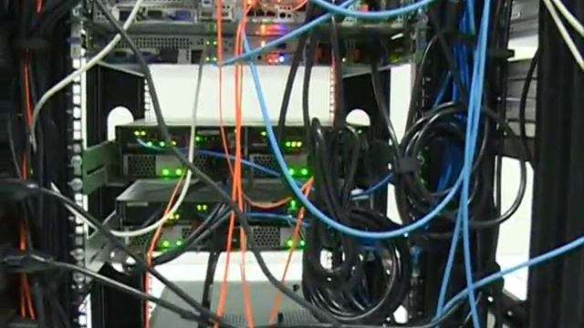 SERVER ROOM WITH LTO TAPES LIBRARY смотреть онлайн