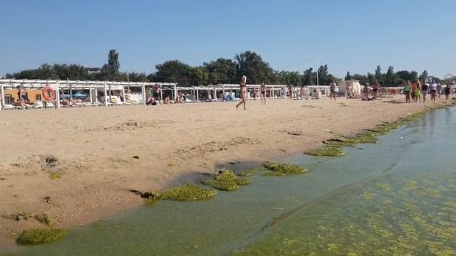 АНАПА 15.08.18 ЦЕНТРАЛЬНОЙ ПЛЯЖ КАЗАК НА КОЗЕ проход к морю Анапка температура воды смотреть онлайн