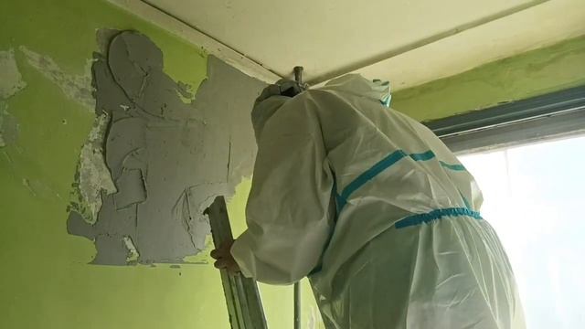 Косметический ремонт , как заделать места протечек. смотреть онлайн