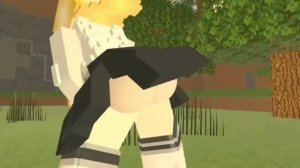 minecraft girl's farting
