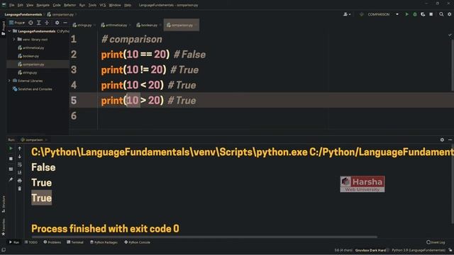 #07 Comparison Operators | Python Tutorial for Beginners смотреть онлайн