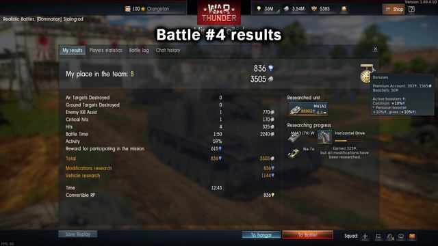 War Thunder First 10 - M4A3 (76) W Sherman (Japan) смотреть онлайн