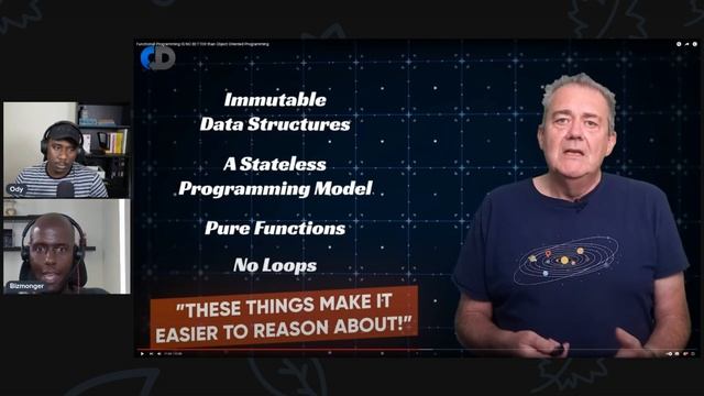 Functional Programming is NO BETTER than OOP? - Functional Programmers React смотреть онлайн