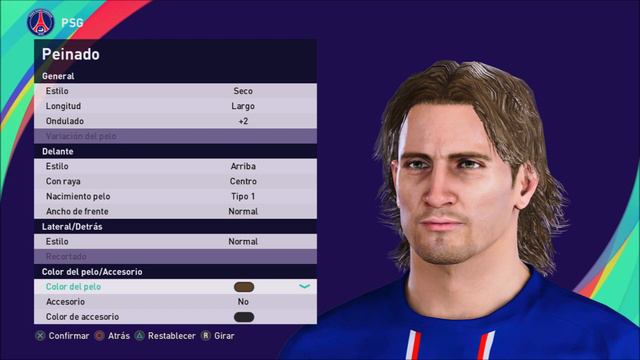 D. GINOLA face+stats (Classic France) How to create in PES 2021 смотреть онлайн