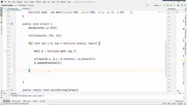 ArrayList of Objects - graphics application смотреть онлайн