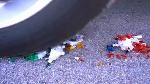 Снимите стресс и успокойтесь — Давим игрушки на машине смотреть онлайн