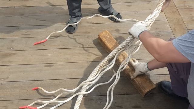 Как плести ГАШУ, мастерклас от палубной команды рыбадобывающего флота. смотреть онлайн