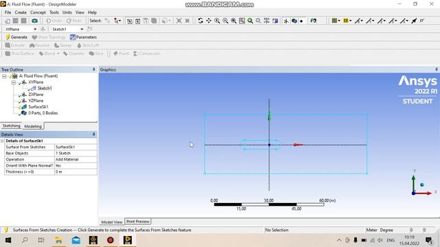 Урок 1. Часть 1. Ansys Fluent Tutorial. Построение геометрии. смотреть онлайн