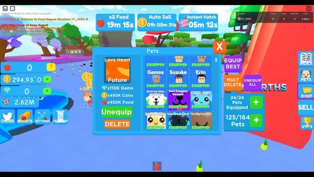 Food Magnet Simulator - Hatching 200M Egg + ALL CODES (SECRETS) смотреть онлайн