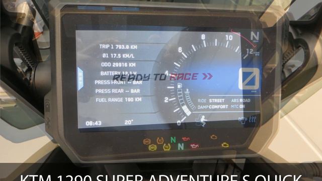 KTM 1290 SUPER ADVENTURE S QUICKSHIFTER! COMFORTZADELS! VALBEUGEL