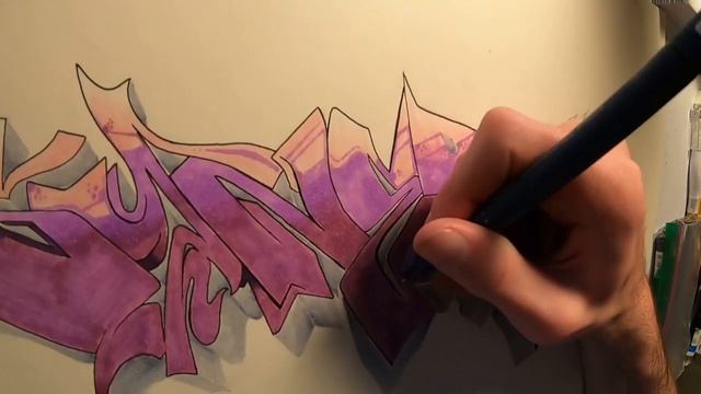Real-time Wildstyle Graffiti Sketch with Sciz Part 2 смотреть онлайн