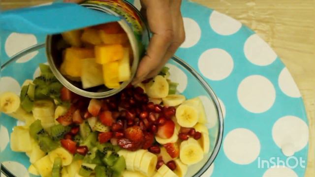 Easy and Quick Cream Fruit Chaat Recipe | by Bake & Cook смотреть онлайн