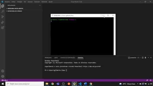 VsCode - Abrindo o terminal Git Bash, dentro do vscode (#3) смотреть онлайн
