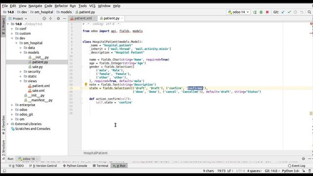 14.How To Control Status bar And States Using Buttons || Odoo 14 Workflows || Odoo Statubar смотреть онлайн
