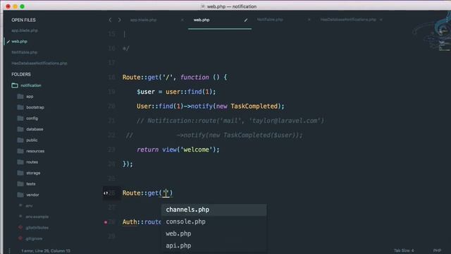 Advanced Laravel | Database Notification Mark As Read #25 смотреть онлайн