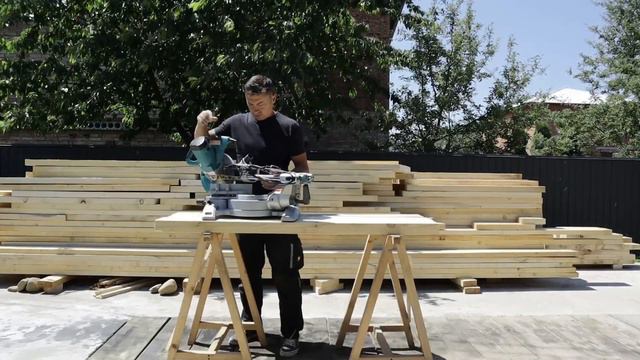 Building A-frame house. Part 4. Preparation of a wooden frame. смотреть онлайн