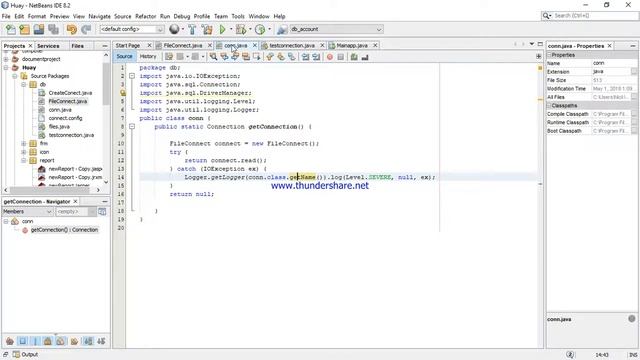How to connect database using text file java netbeans смотреть онлайн