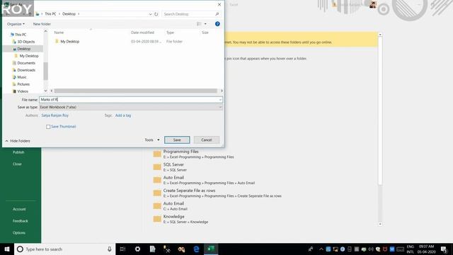 Saving and Sharing Excel Files | what are the way to save, save as and share excel | 2020 смотреть онлайн