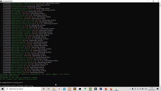 how to install codeigniter 4 via composer in xampp смотреть онлайн