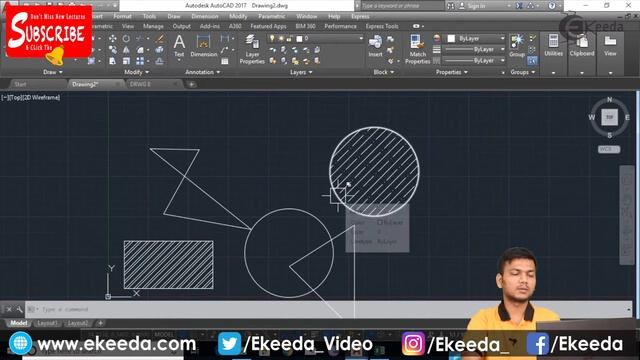 How to Use Hatch, Hatch Edit Commands In AutoCAD - Hatch and Gradient In AutoCAD - AutoCAD смотреть онлайн
