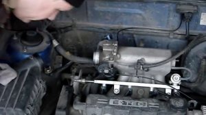 Чистка дроссельного узла на двигателе Ланос 1,5 (устранение провалов мощности)