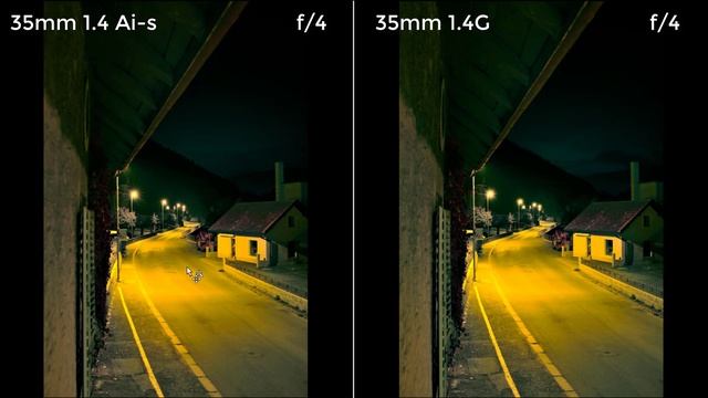 Comparaison : Nikon Nikkor 35mm F/1.4 Ai-s Vs F/1.4G