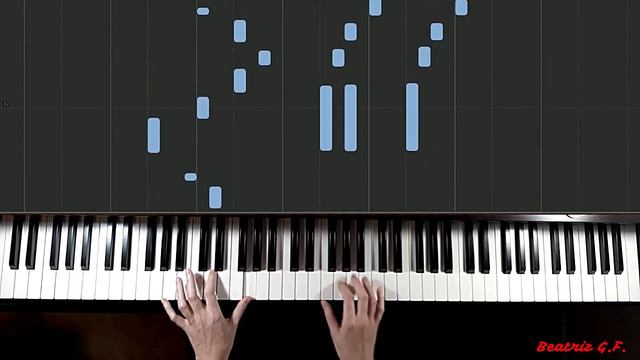 GHOST - UNCHAINED MELODY - PIANO COVER - SYNTHESIA