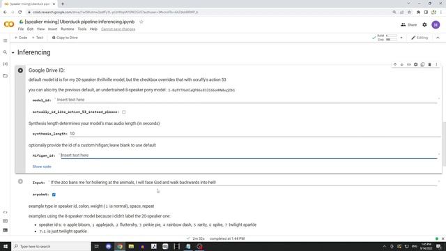 Basic how to use [ TacoTron 2 + Google Collab synthesis notebook ] Featuring SEVERSE ASMR TT2 + DL смотреть онлайн