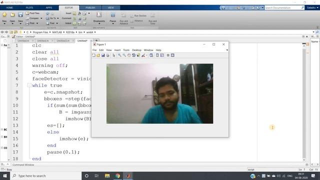 Blur Screen if wrong posture is detected | Gaussian Filter | MATLAB смотреть онлайн