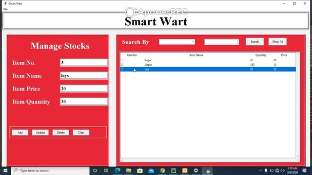 Inventray Managment System Python GUI Project смотреть онлайн