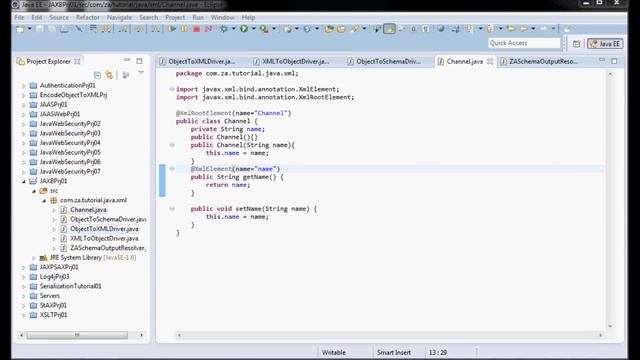JAXB (01) - Java Architecture for XML Binding смотреть онлайн