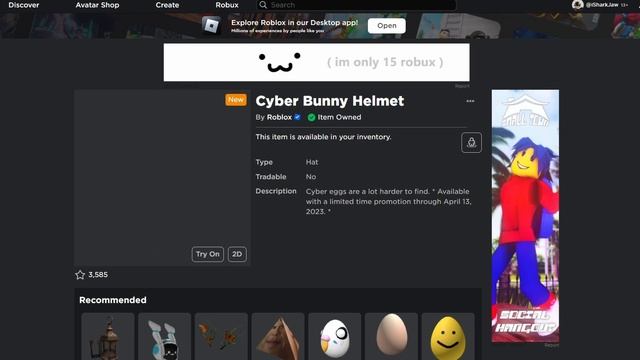 HOW TO GET Cyber Bunny Helmet & IN-GAME ITEM IN ROBLOX! смотреть онлайн