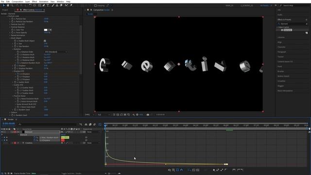 3D Cinematic Title Animation Tutorial in After Effects | Element 3D Text Animation смотреть онлайн