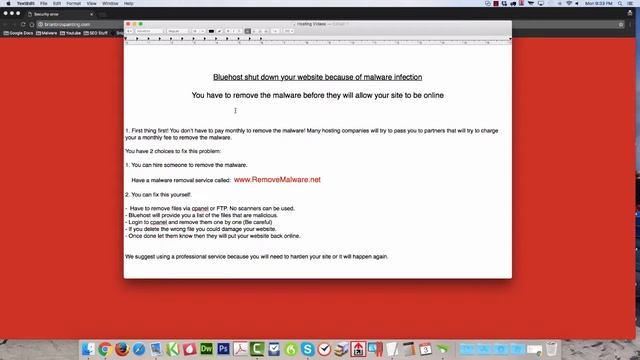 Bluehost shut down my website because of malware infection смотреть онлайн